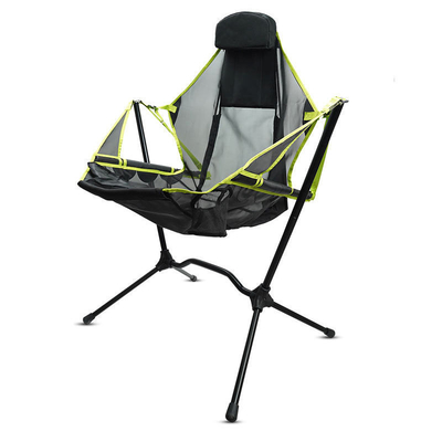 3.5kg 116CM Ghế cắm trại ngoài trời hiện đại Ghế gấp Rocking Beach Moon Ghế