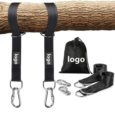 Extra Duty Polyester Tree Swing Bộ dụng cụ treo dây đeo với Carabiner được xếp hạng cho 1200lbs